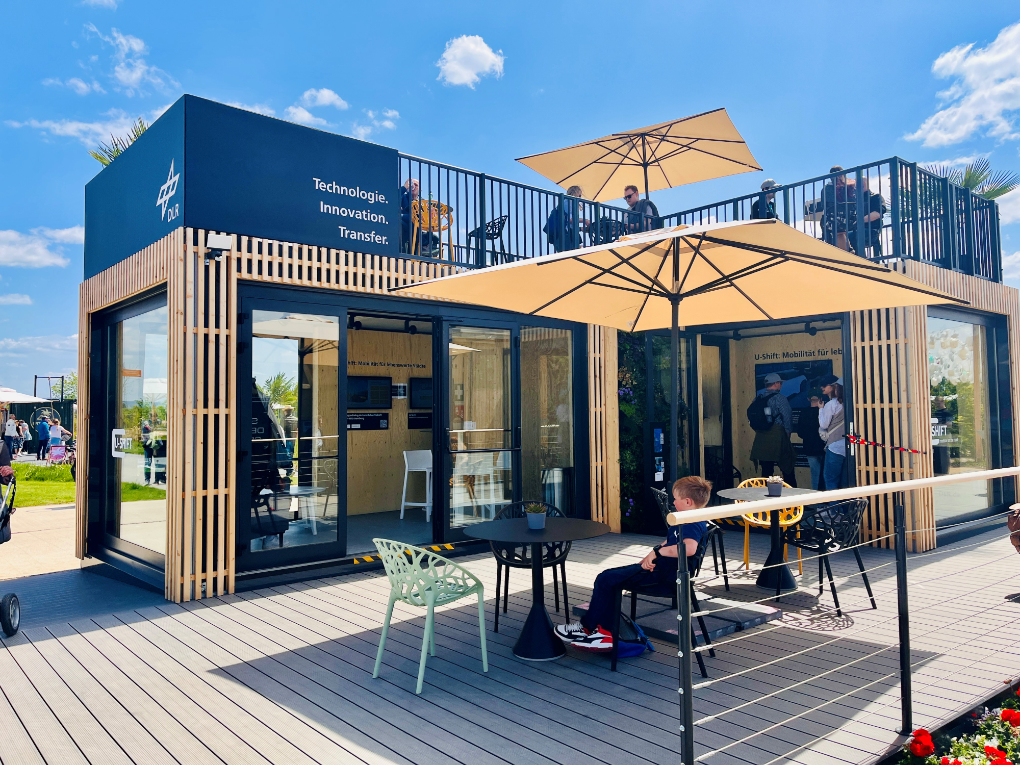 eventcontainer auf der buga 01 Adapteo DE