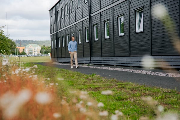 Modulboenden löste bostadsbrist för officersutbildning i Skövde