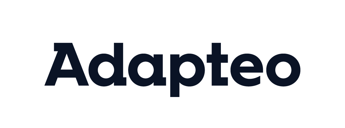 Adapteo logo dark blue